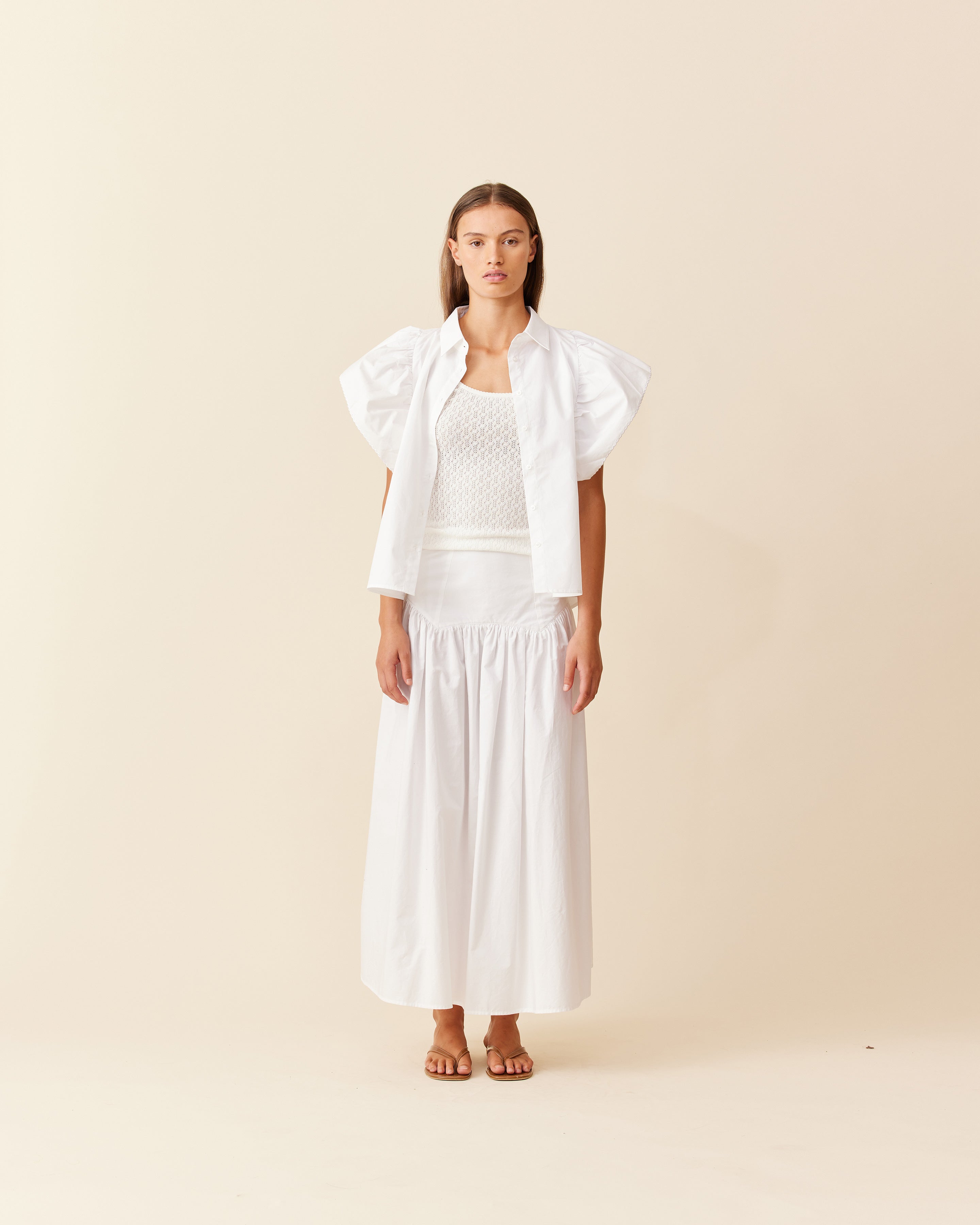 NONI SHIRT WHITE | RUBY