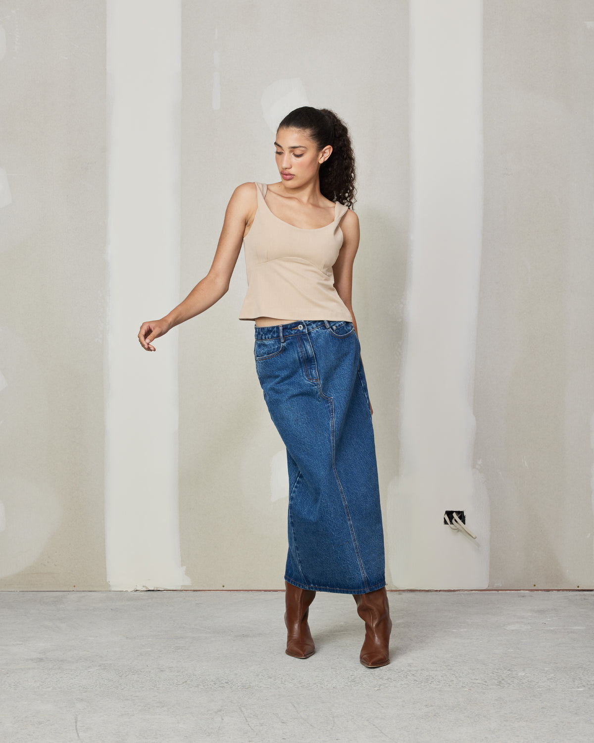 RUE BODICE CAMEL | RUBY
