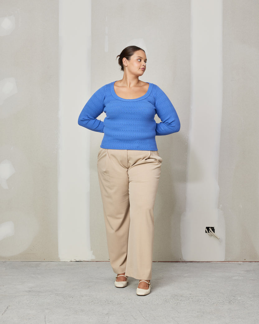 RUE TROUSER CAMEL | RUBY