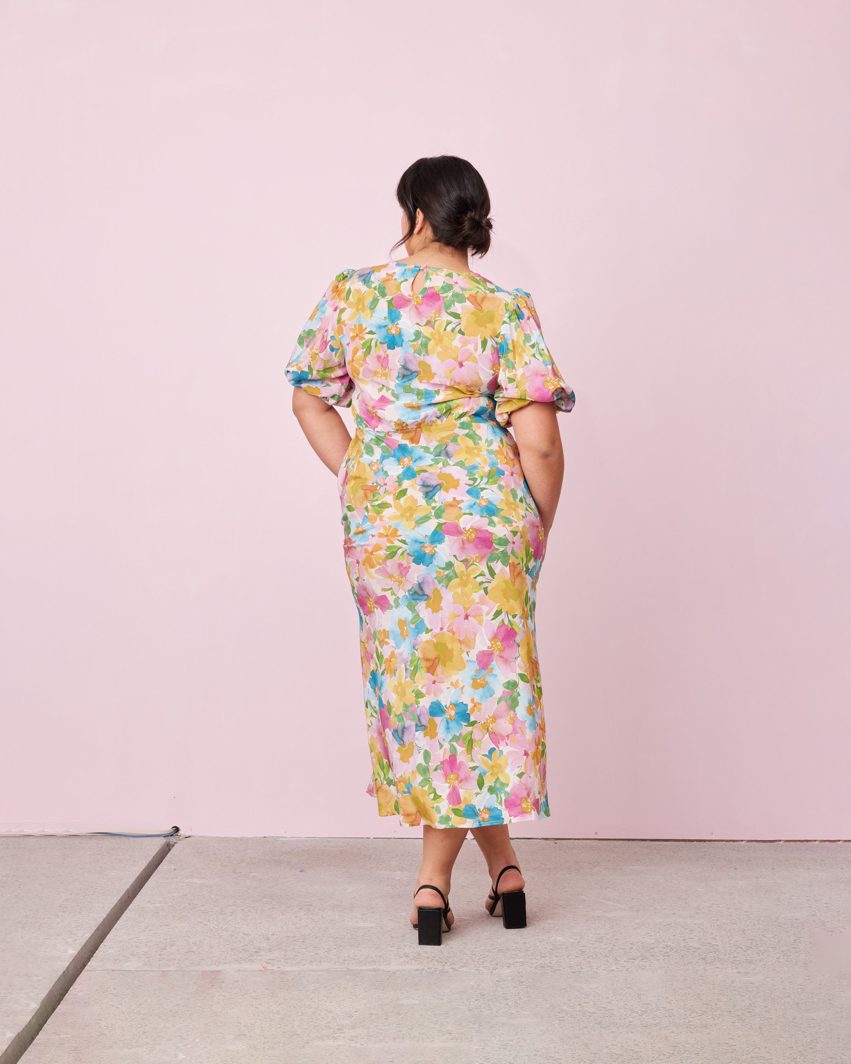 Silk hotsell dress floral