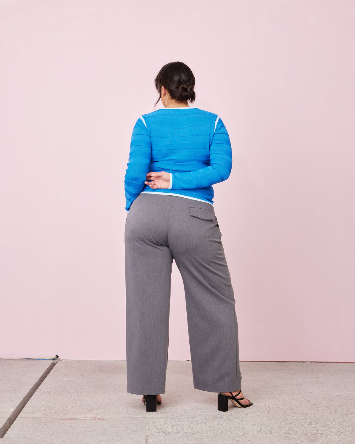 RUE TROUSER CHARCOAL | RUBY