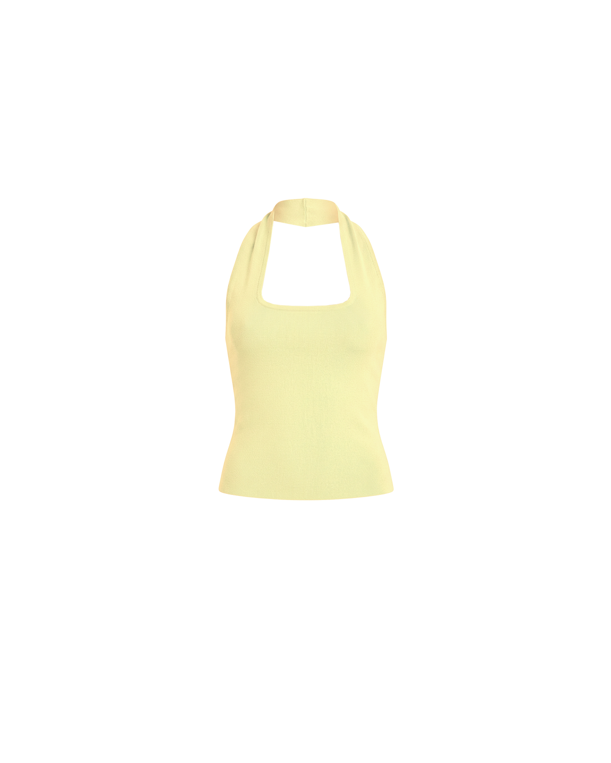 RUDI TANK BUTTER | A twist on the classic halter tank with an oversized strap designed to sit gathered around the neckline, crafted in a mid-weight butter knit. This tank is designed to be worn tight and hold you in when worn. Pair with...