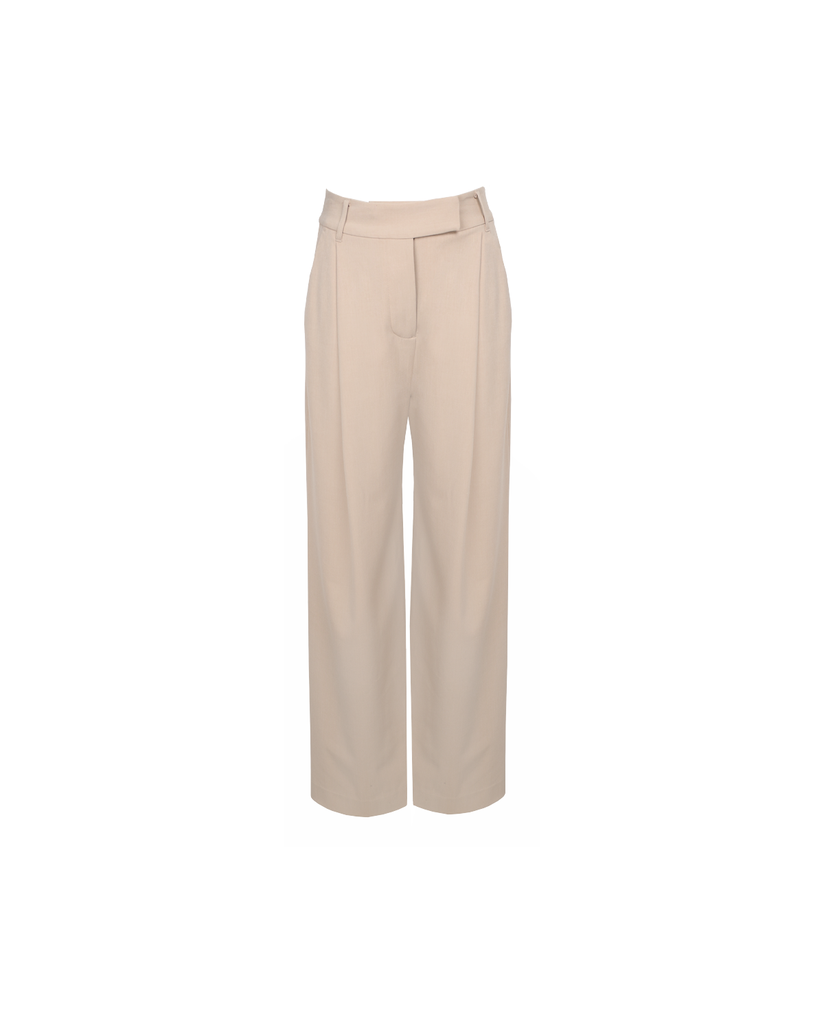 Slim Fit Camel Stripe Trousers | Buy Online at Moss