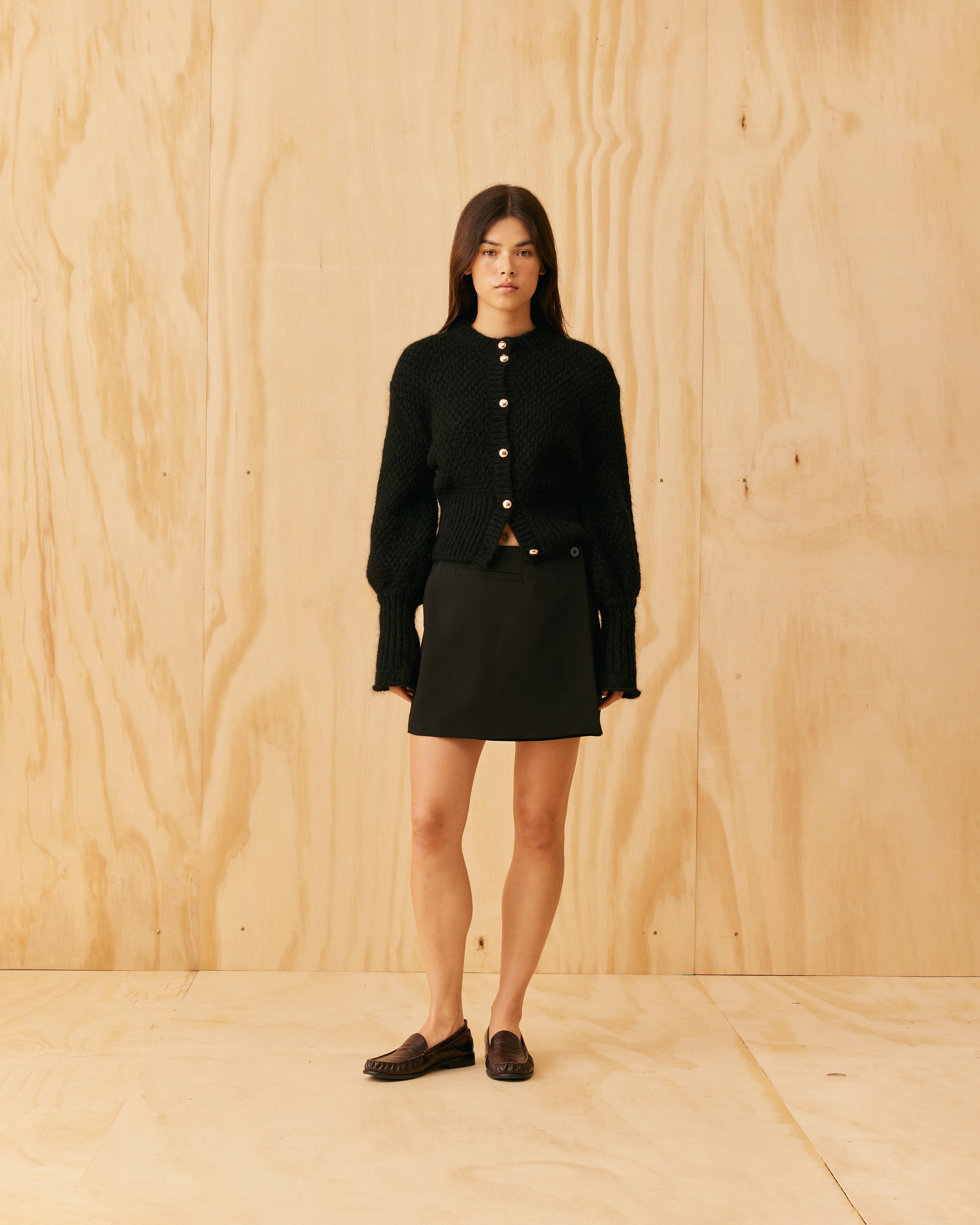 MATILDA CARDIGAN BLACK | RUBY