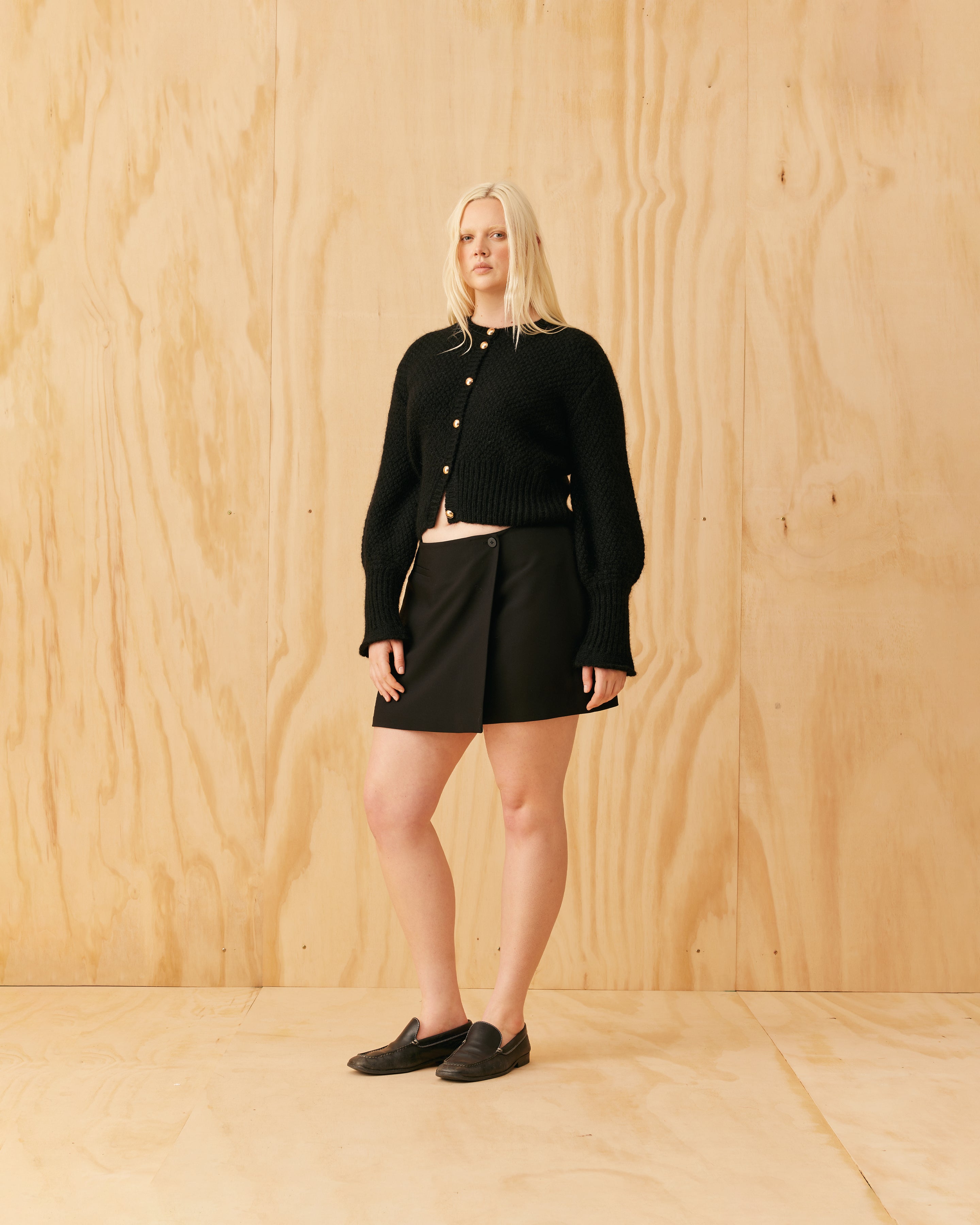 MATILDA CARDIGAN BLACK | RUBY
