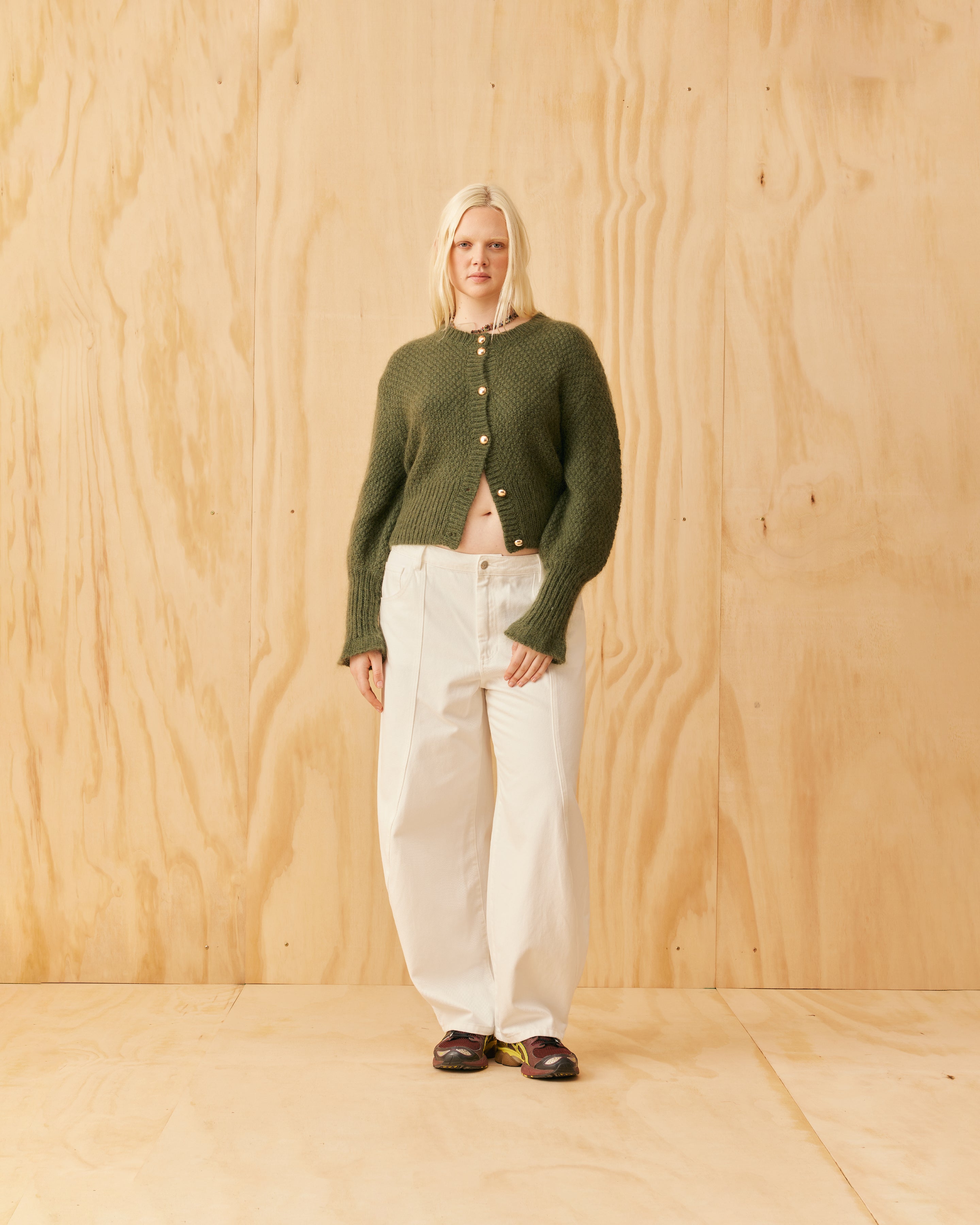 MATILDA CARDIGAN KHAKI | RUBY