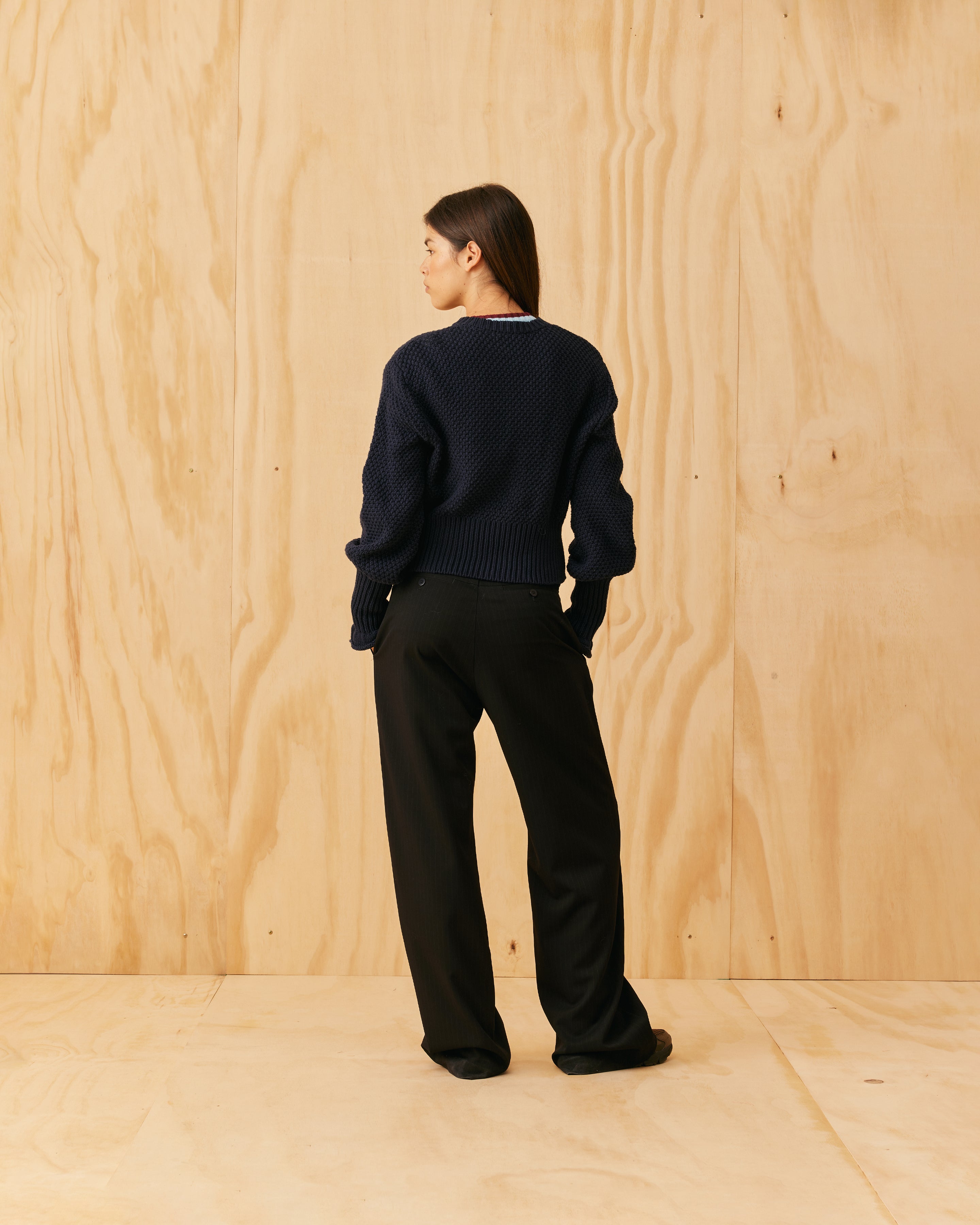 MATILDA COTTON CARDIGAN NAVY | RUBY