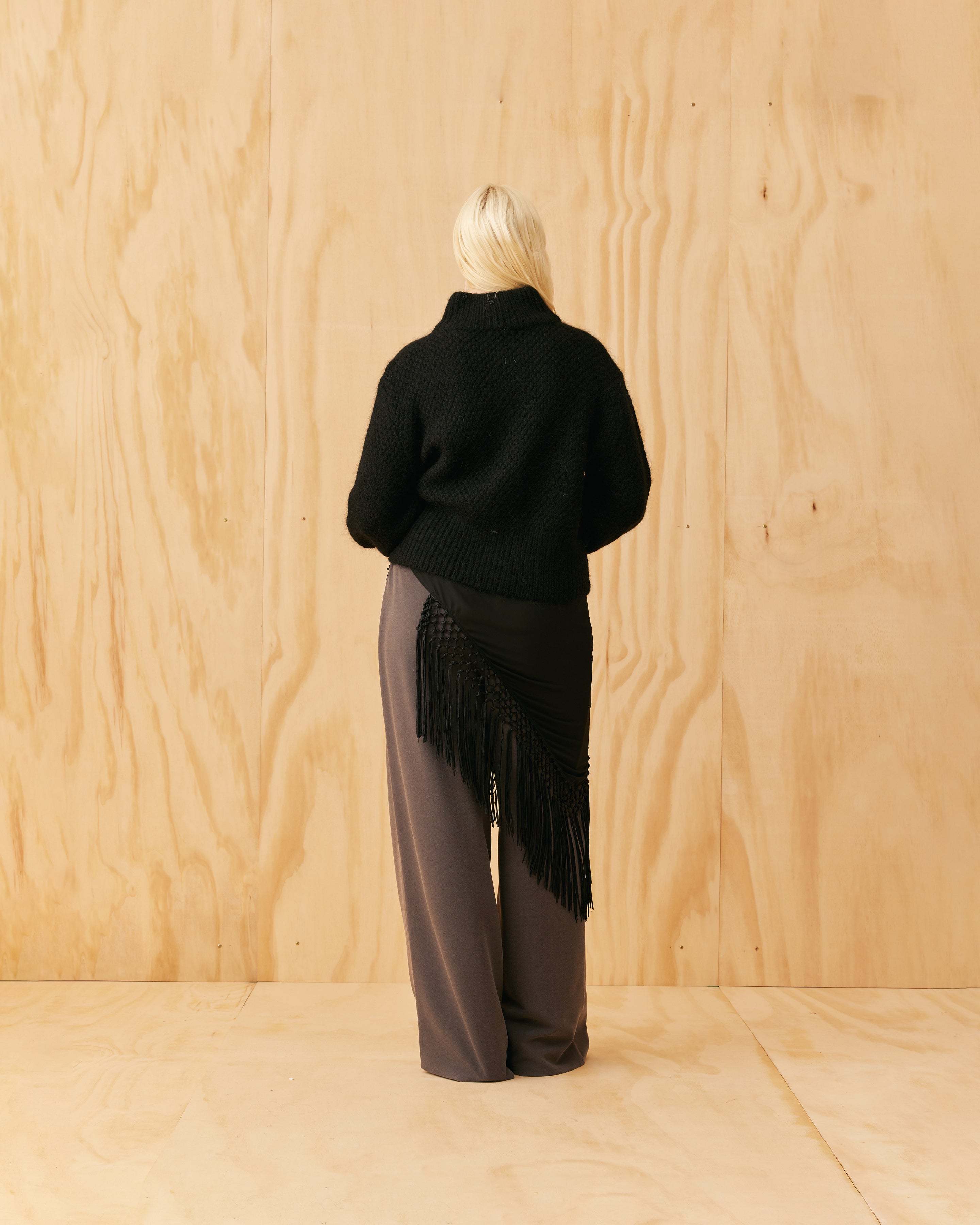 MATILDA ZIP CARDIGAN COCOA | RUBY