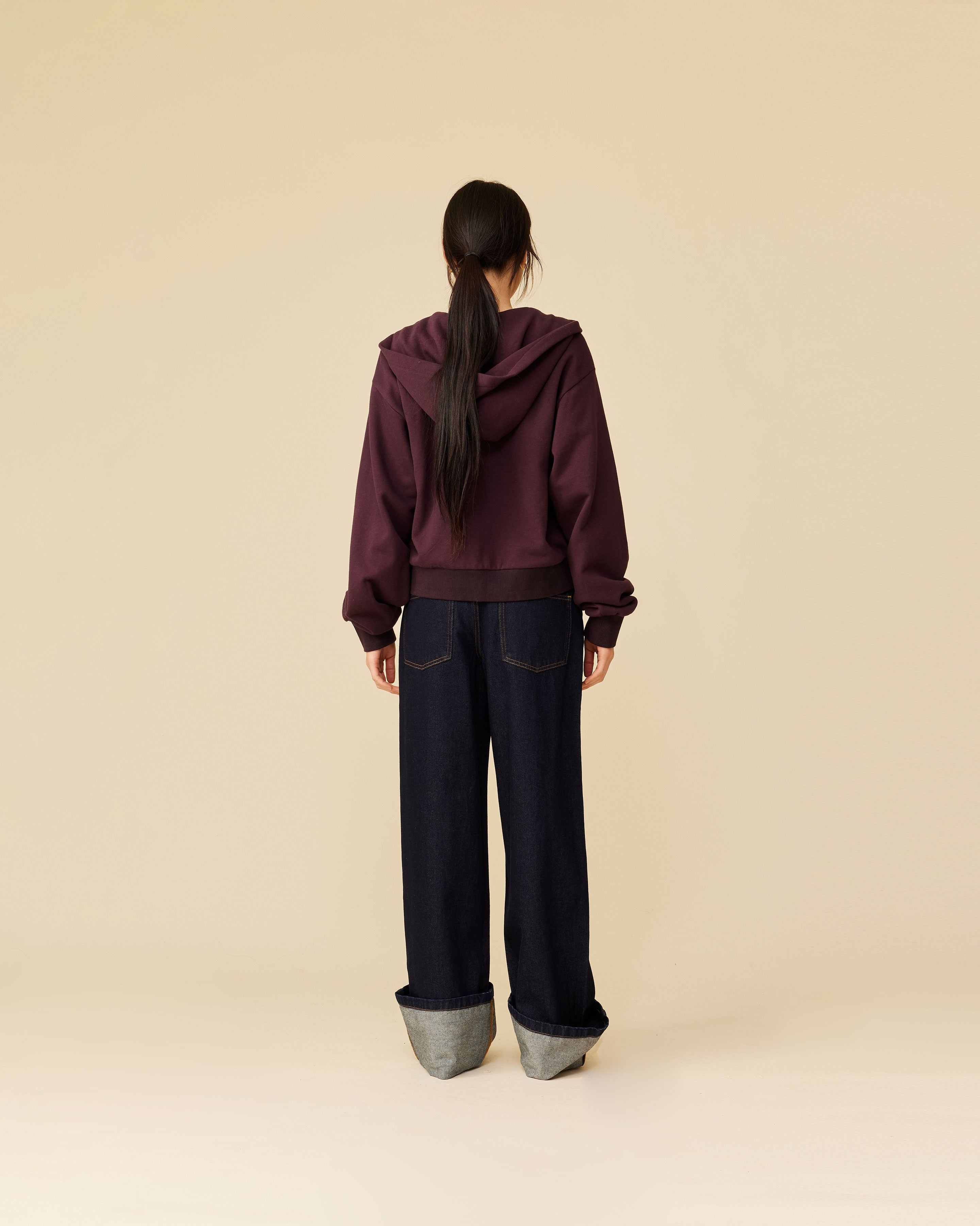LEX HOODIE DEEP PLUM | RUBY