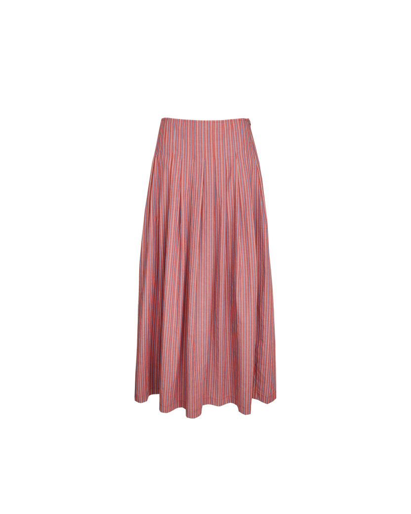 SANDLER SKIRT FIREWHIRL BLUE STRIPE | RUBY