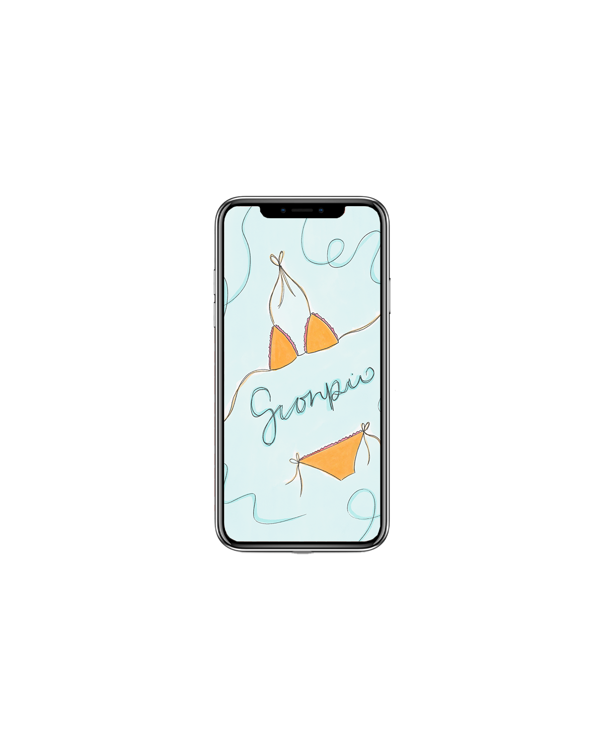 RESORT SCREENSAVER SCORPIO | Our free RUBY Resort Screensavers are back for another summer. Hand drawn by our Art Director, these zodiac screensavers perfectly encapsulate the vibrant energy of a summer Rubette ~ no matter your sign. 
