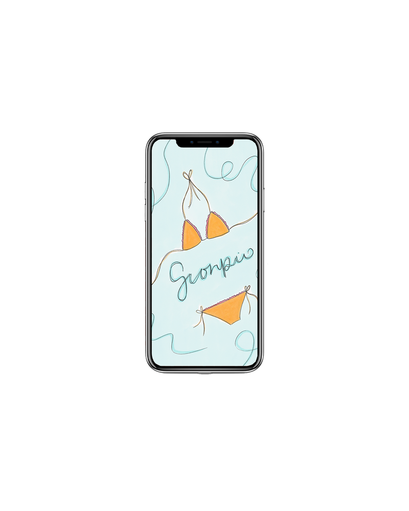 RESORT SCREENSAVER SCORPIO | Our free RUBY Resort Screensavers are back for another summer. Hand drawn by our Art Director, these zodiac screensavers perfectly encapsulate the vibrant energy of a summer Rubette ~ no matter your sign. 