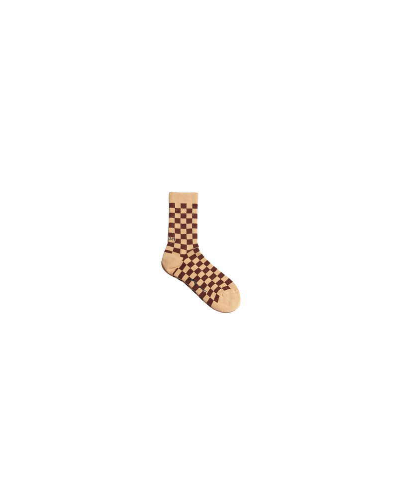 TENNIS SQUARES CINNAMON SPICE | Created from natural materials SOCKSSS is about exploring and understanding how to create products that enriches life while taking our environment into consideration.