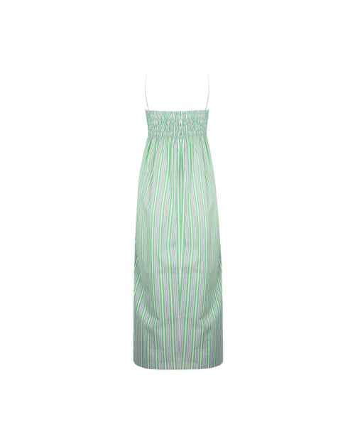 SPRITZ SUNDRESS GREEN STRIPE