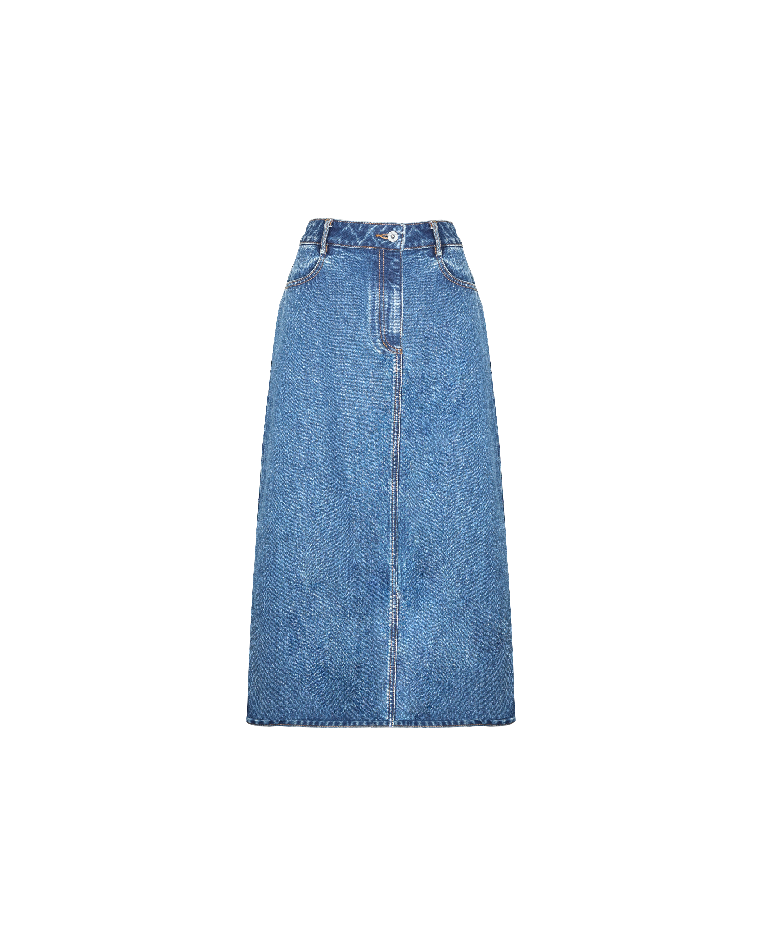 mid length denim skirt nz