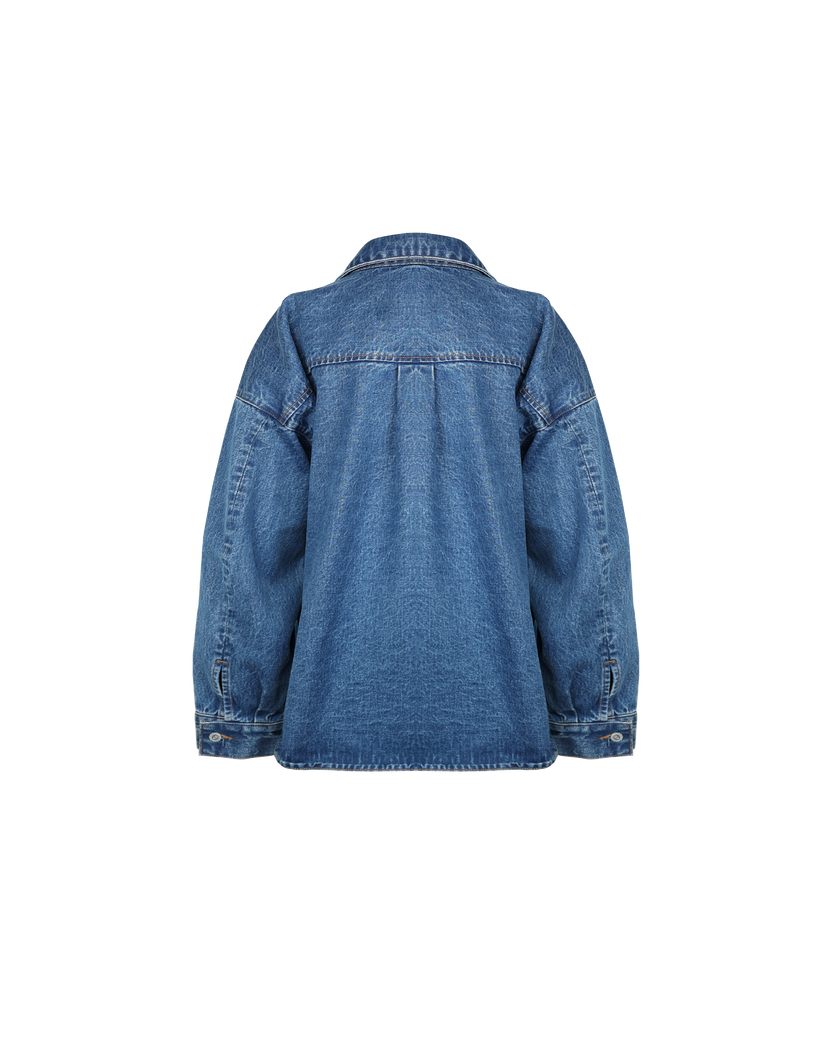 SUBLIME DENIM JACKET INDIGO RUBY