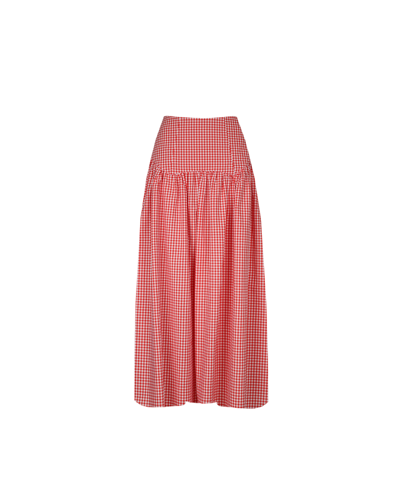 Gingham sales full skirt