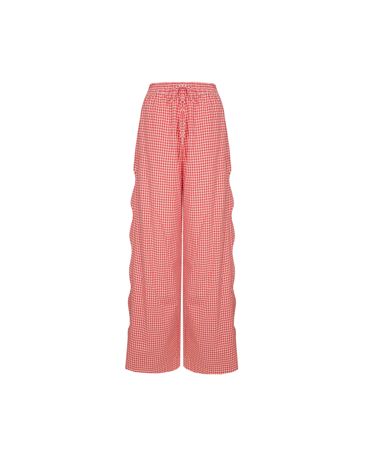 Red 2025 gingham pants