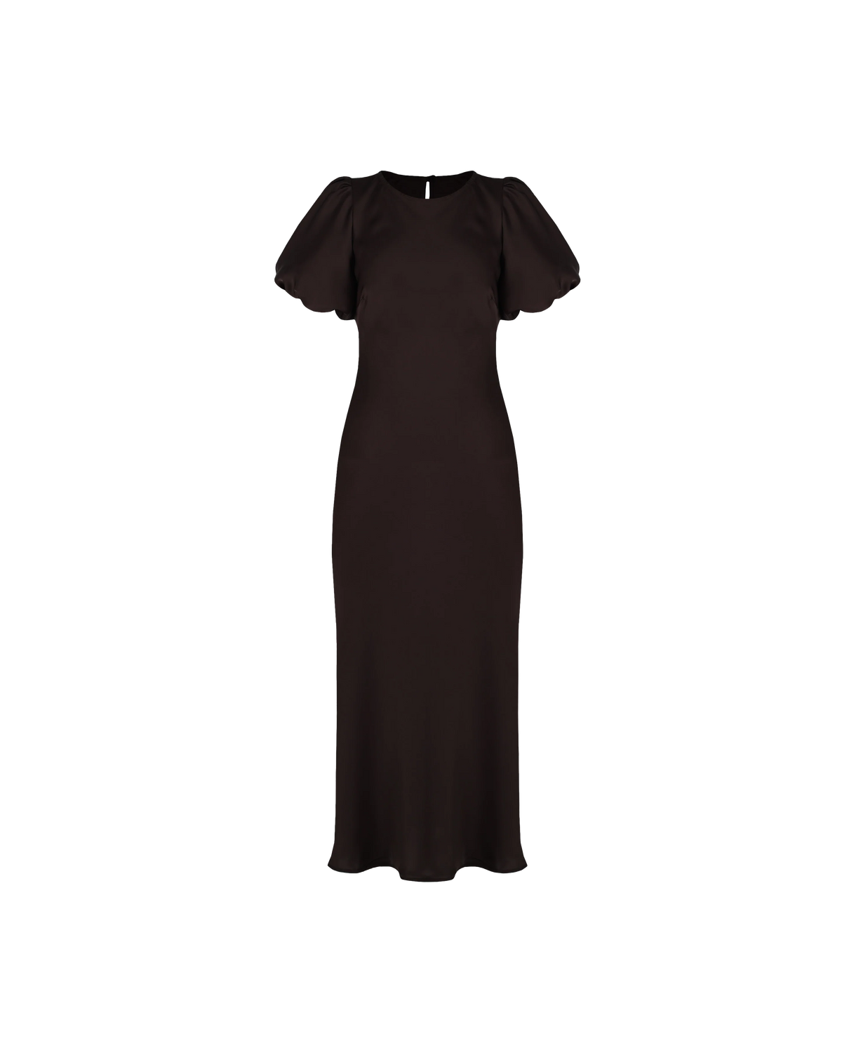 KENDALL SATIN DRESS CHARCOAL | RUBY KENDALL SATIN DRESS CHARCOAL | RUBY
