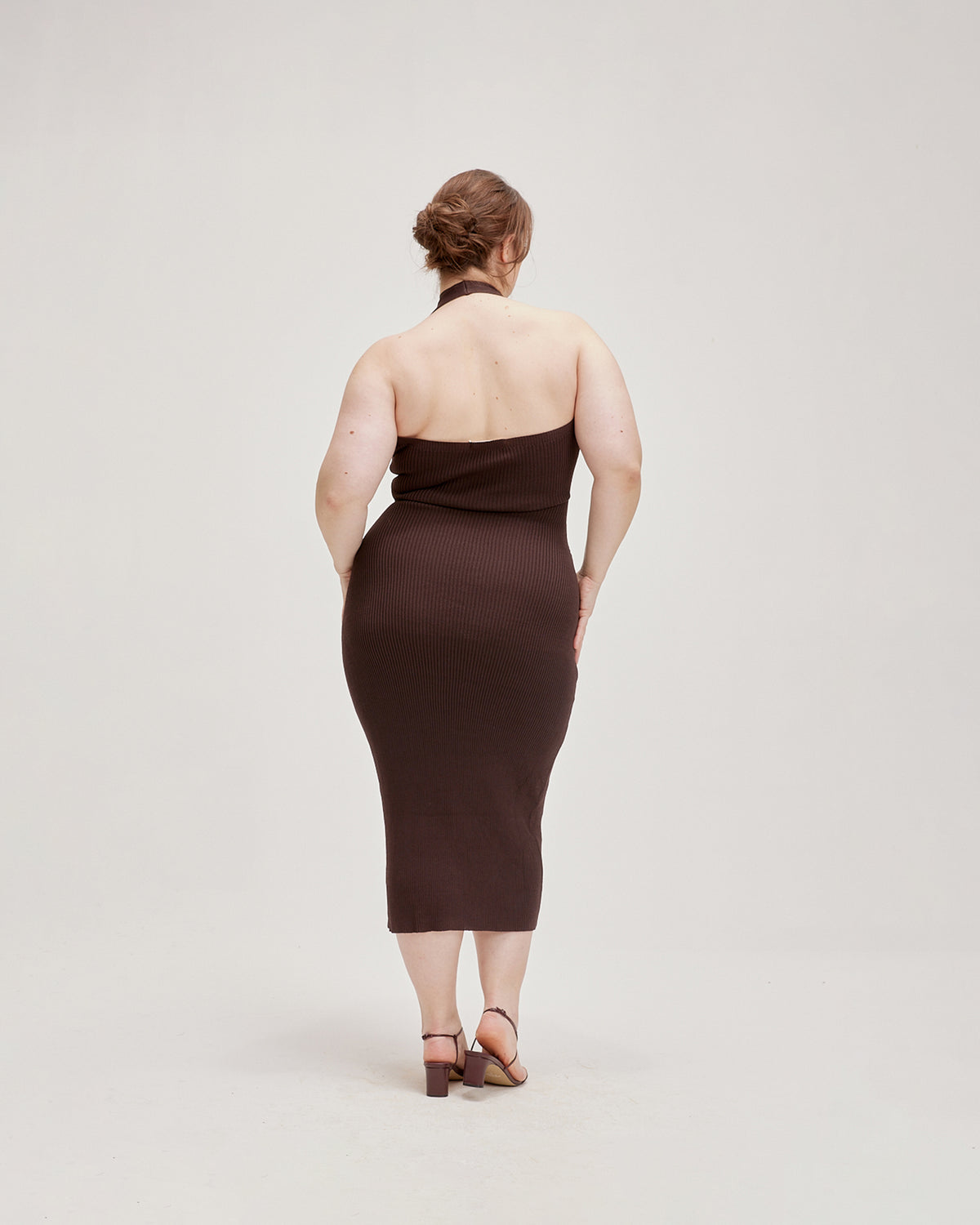 MILANO HALTER DRESS JAVA | RUBY