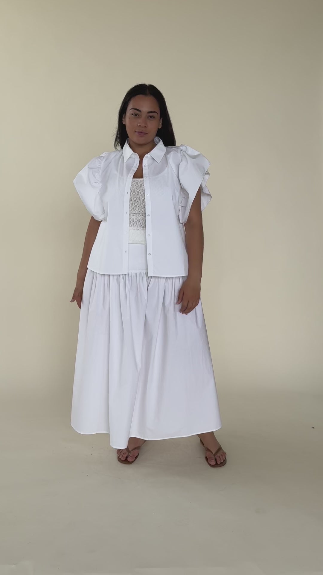 NONI SHIRT WHITE | RUBY