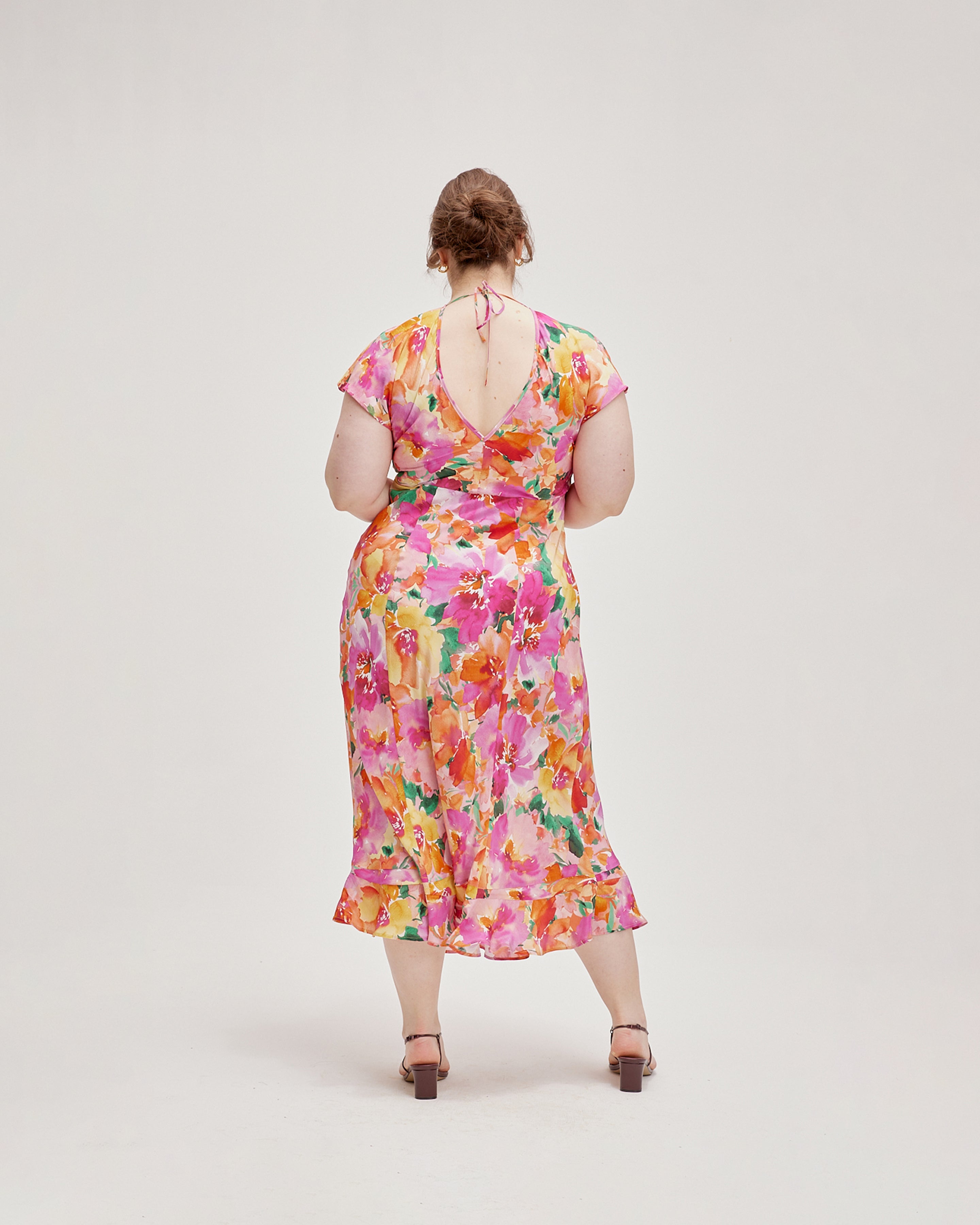 Silk dress clearance floral